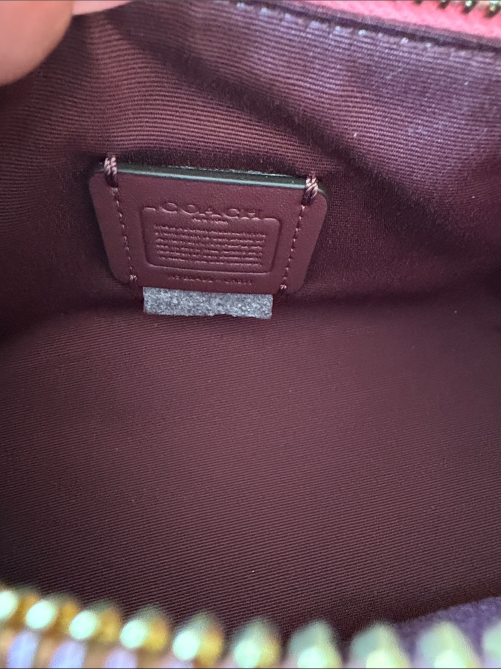 Authentic Coach Nolita Barrel Bag in the Cherry Print - Picture 4 of 5